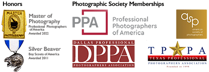 Honors and Professional Photographic Guild Memberships